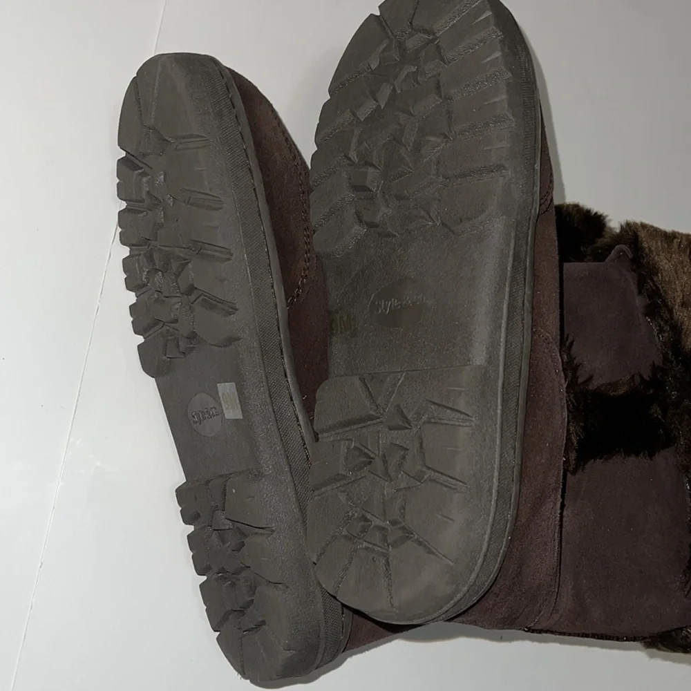 Style & Co Genuine Suede Upper Boots - Picture 3 of 6